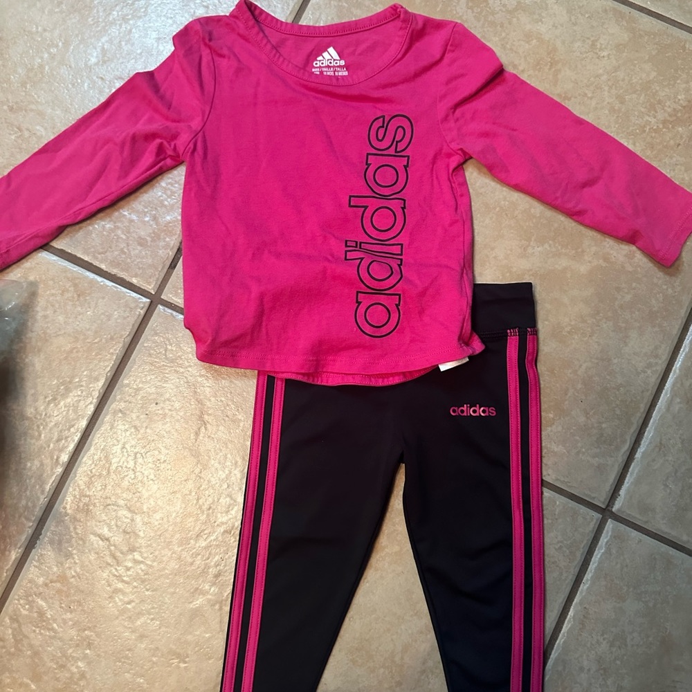 Baby Girl 2 Piece Adidas Set